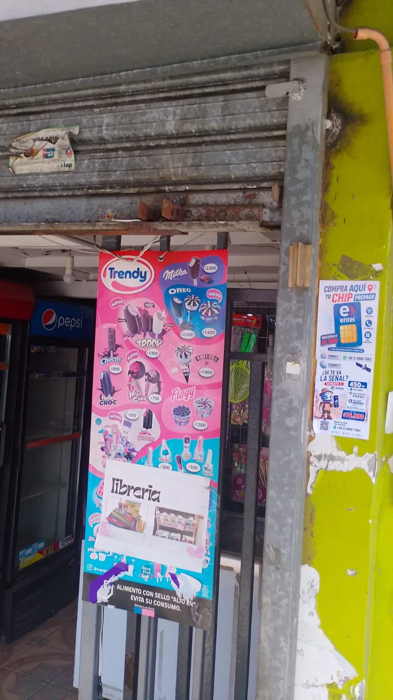 Comercio con publicidad de chips prepago