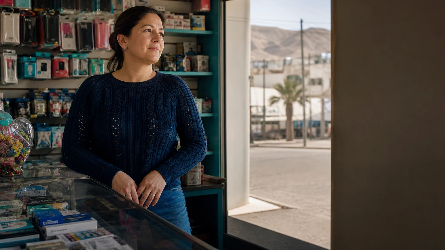 Dueña de un comercio preparada para hacer crecer su negocio